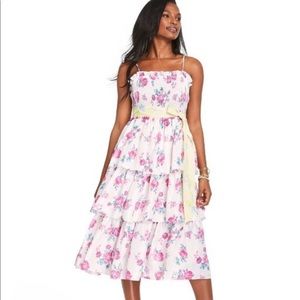 Women's Elise Smocked Tiered Dress LoveShackFancy